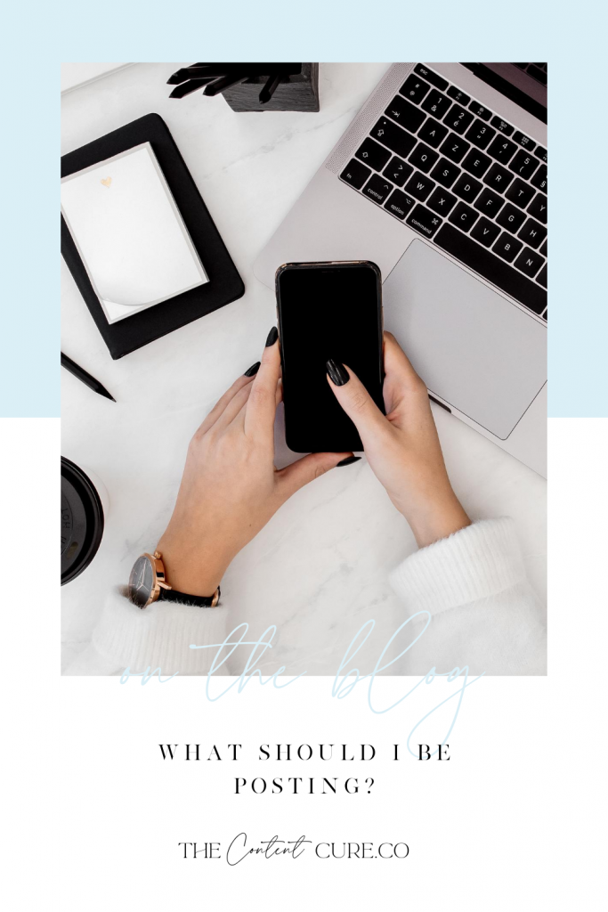 What You Should Really Be Posting On Social Media - TheContentCure.Co by Erica Johnson